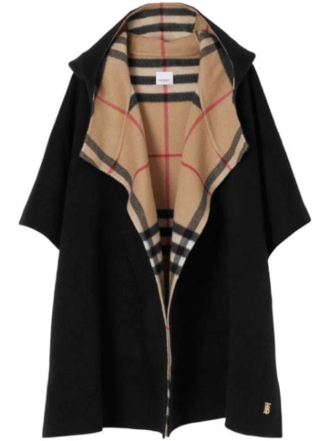 burberry hooded cape womens|burberry capes and ponchos.